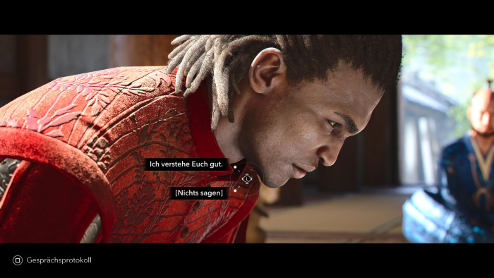 Yasuke auf der PS5 Pro. (Bild: Ubisoft / Screenshot: Golem)